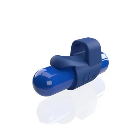 The Screaming O 4T FingO Slim Blueberry Finger Vibrator, Waterproof