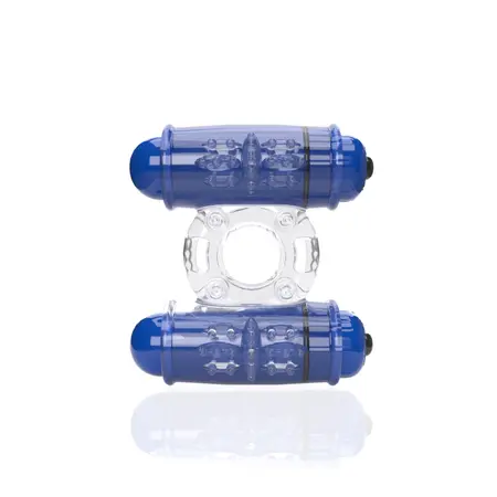The Screaming O 4T Double Wammy Intimate Ring Blueberry Waterproof