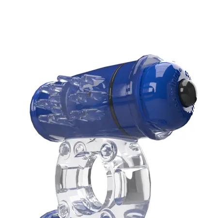 The Screaming O 4T Double Wammy Intimate Ring Blueberry Waterproof