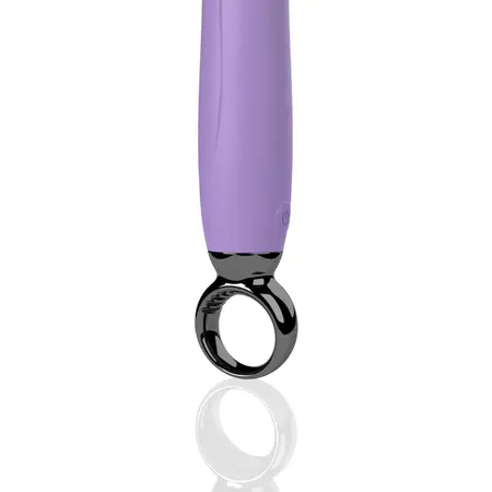 The Screaming O Primo Lilac Curved Vibrator Rechargeable Silicone 6.25