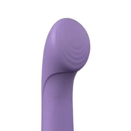 The Screaming O Primo Lilac Curved Vibrator Rechargeable Silicone 6.25