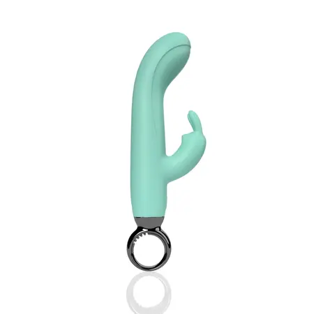 The Screaming O Primo RabbitKiwi Rechargeable Silicone Model - 4.5” Green