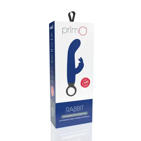 The Screaming O Primo Rabbit Blueberry Rechargeable Silicone Model