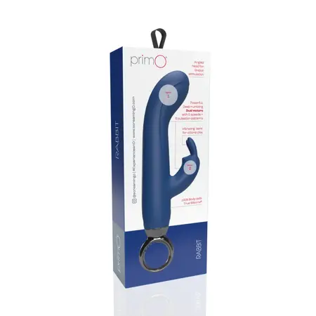 The Screaming O Primo Rabbit Blueberry Rechargeable Silicone Model