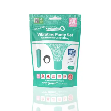 The Screaming O My Secret 4T Panty Vibe Kiwi - Remote Silicone System