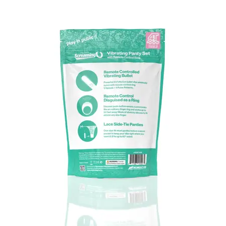 The Screaming O My Secret 4T Panty Vibe Kiwi - Remote Silicone System