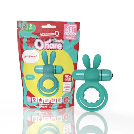The Screaming O 4T Ohare Kiwi Dual Silicone Ring Vibrator