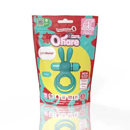 The Screaming O 4T Ohare Kiwi Dual Silicone Ring Vibrator