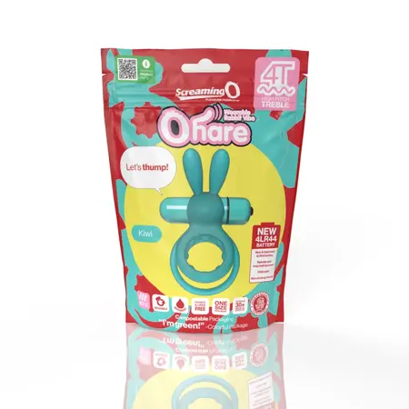 The Screaming O 4T Ohare Kiwi Dual Silicone Ring Vibrator