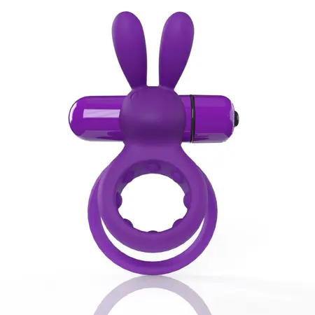 The Screaming O 4T Ohare Grape Silicone Dual Ring Vibrating System