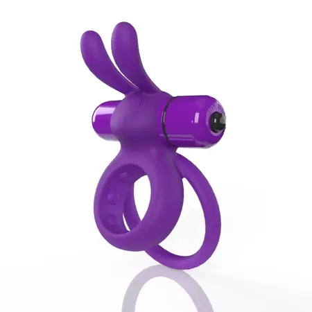 The Screaming O 4T Ohare Grape Silicone Dual Ring Vibrating System