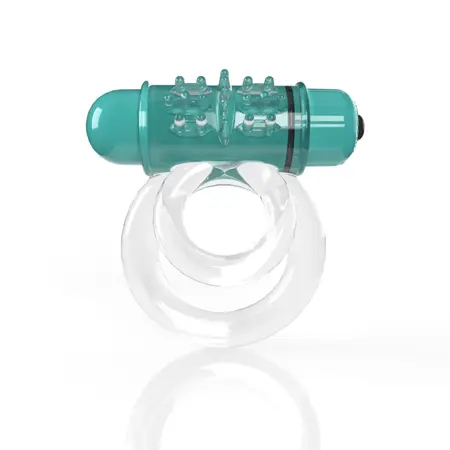 The Screaming O DoubleO 6 Kiwi Vibrating Dual Ring Eco-Friendly