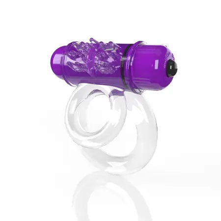 The Screaming O DoubleO 6 Intimate Ring System Grape, 5 Modes, SEBS