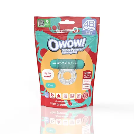 The Screaming O 4B OWow Kiwi Vibrating Ring, Waterproof, 5 Modes