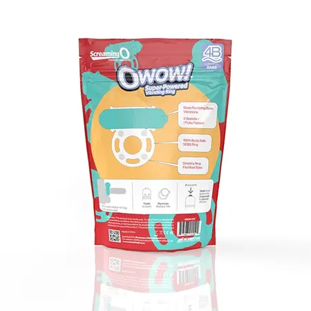 The Screaming O 4B OWow Kiwi Vibrating Ring, Waterproof, 5 Modes