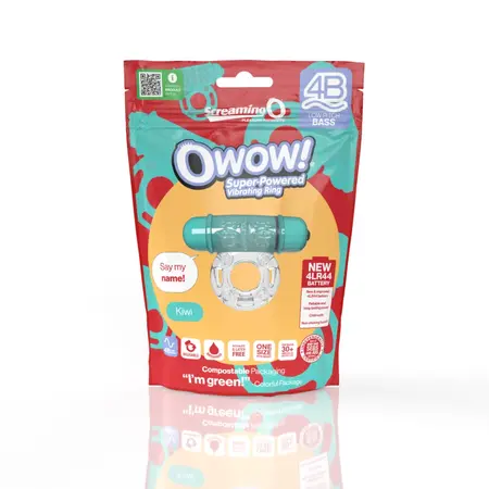 The Screaming O 4B OWow Kiwi Vibrating Ring, Waterproof, 5 Modes