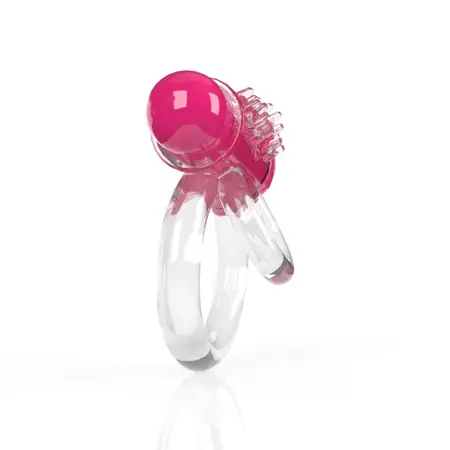 The Screaming O 4T DoubleO 6 Intimate Vibrating Ring Strawberry