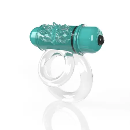 The Screaming O 4T DoubleO 6 Kiwi Vibrating Dual Ring Eco Packaging