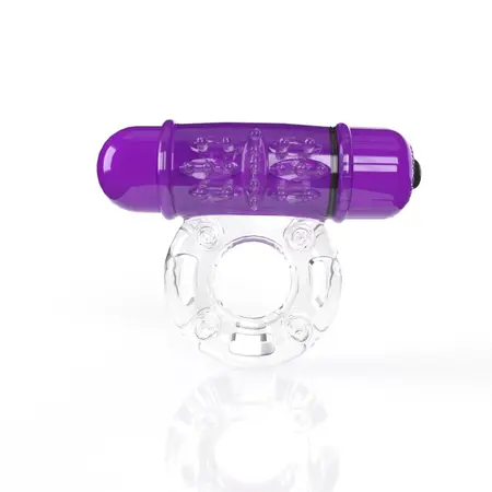 The Screaming O 4T Owow Ring Grape - Vibrating Intimate System, Purple