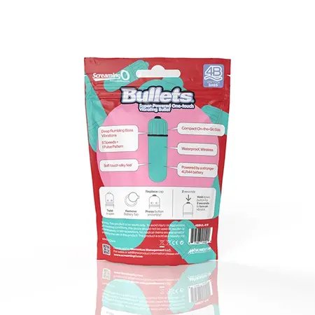 The Screaming O 4B Bullet Kiwi - Waterproof Mini Vibrating Device