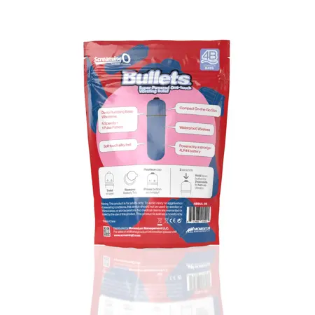 The Screaming O 4B Bullet Blueberry - Compact Waterproof Massager