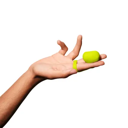 Dame Fin Citrus - Finger-Worn Stimulation Device, Waterproof, USB
