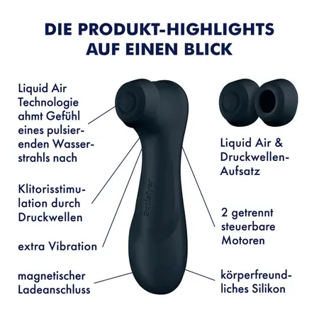 Satisfyer Pro 2 Generation 3 Black - Air Pulse System & App Control