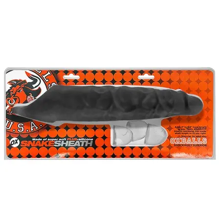 Oxballs Snake Deep-Reacher Intimate Extension Black Ice, Plus+Silicone