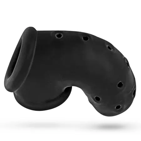 Oxballs Airlock Air-Lite Vented System Black Ice - Lightweight Chastity Device