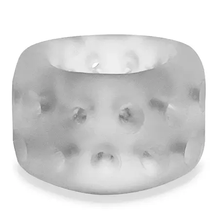 Oxballs AIRBALLS Air-Lite Ballstretcher Clear Ice Silicone Ring