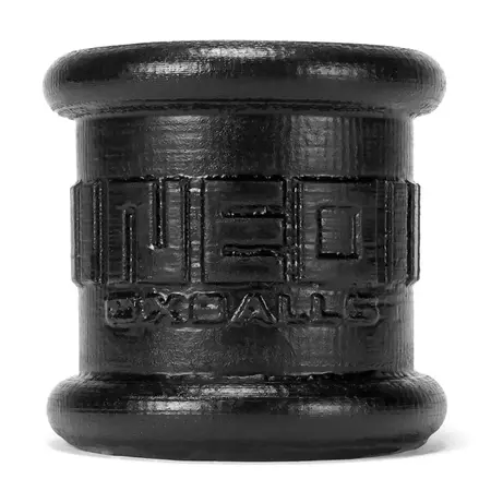 Oxballs Neo Tall Silicone Anatomical Ballstretcher Black 2-Inch