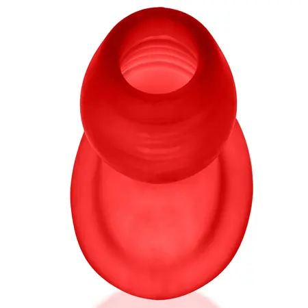 Oxballs Glowhole-2 Hollow Plug Large Red Morph with LED Insert 15.2cm