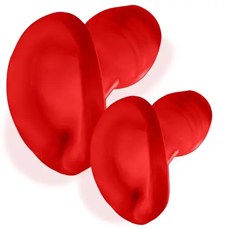 Oxballs Glowhole-1 Red Morph Small Plug with LED Light