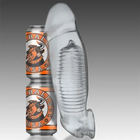 Oxballs Hulk Intimate Enhancement Sheath Clear Extra Large flexTPR