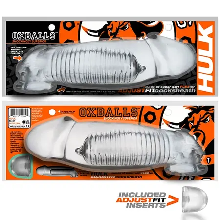 Oxballs Hulk Intimate Enhancement Sheath Clear Extra Large flexTPR