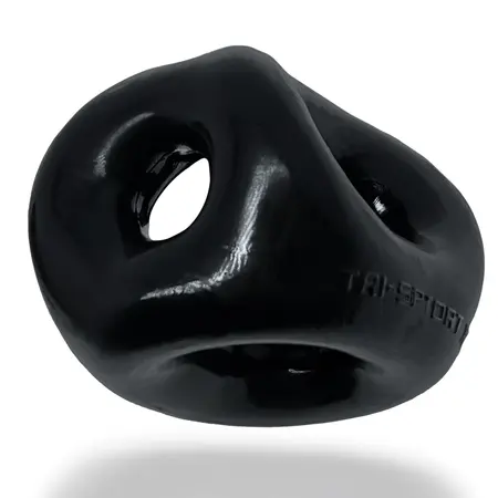 Oxballs Tri-Sport XL Black Advanced 3-Ring Anatomical System