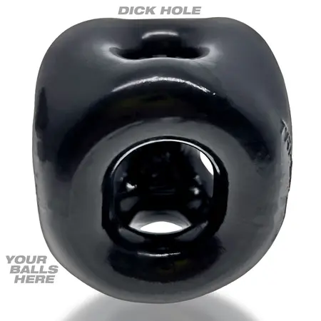 Oxballs Tri-Sport XL Black Advanced 3-Ring Anatomical System