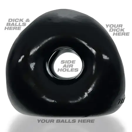 Oxballs Tri-Sport XL Black Advanced 3-Ring Anatomical System