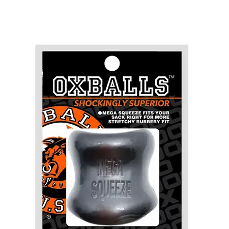 Oxballs Mega Squeeze Ergofit Ballstretcher Steel - Flexible Anatomical Design