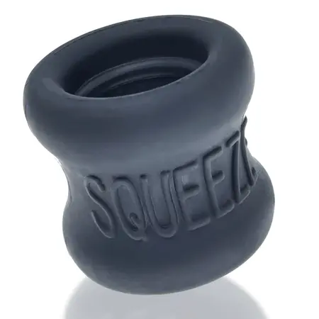 Oxballs SQUEEZE Night Edition Ballstretcher, Silicone Blend, Black