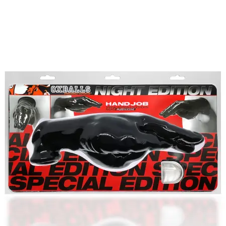 Oxballs Handjob Fist Intimate Sheath Night Edition Black 26.7cm