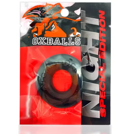 Oxballs Do-Nut 2 Intimate Silicone Ring Night Edition Black