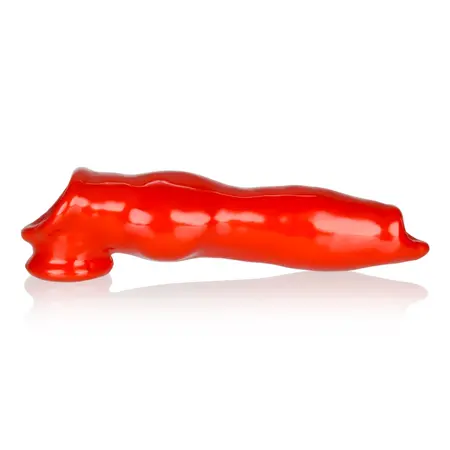 Oxballs FIDO Intimate Sleeve Red FLEX-TPR 23.5cm Adjustable Fit