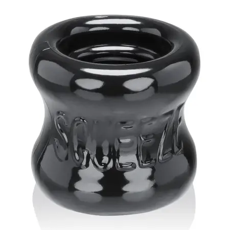 Oxballs Squeeze Anatomical Ballstretcher FLEX-TPR Black 4.45 cm