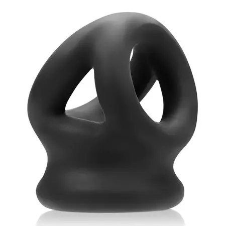 Oxballs Tri-Squeeze Black Ice Anatomical Sling & Support Ring