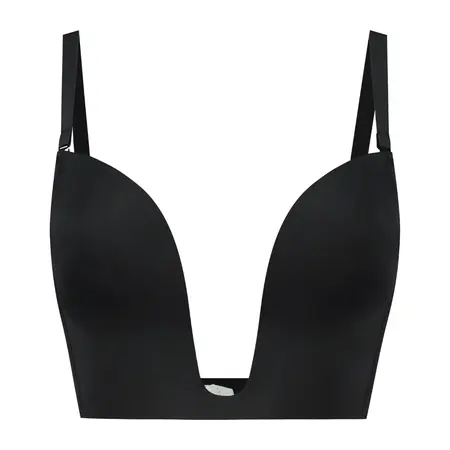 Bye Bra Ultra Plunge Support Bra Black Size L - Multiway Straps