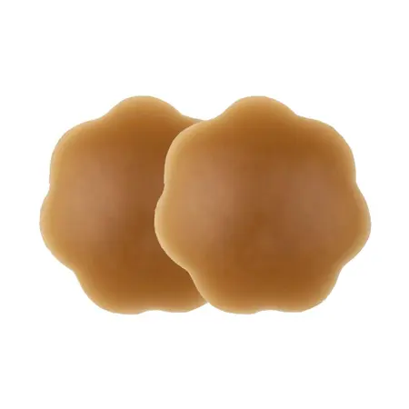 Bye Bra Silicone Nipple Covers Brown - Reusable, One-Size, Discreet