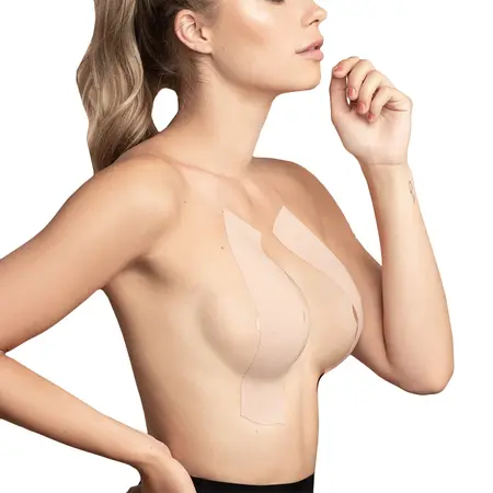 Bye Bra Body Tape Nude 6.5cm x 5m - Wide Invisible Support Tape