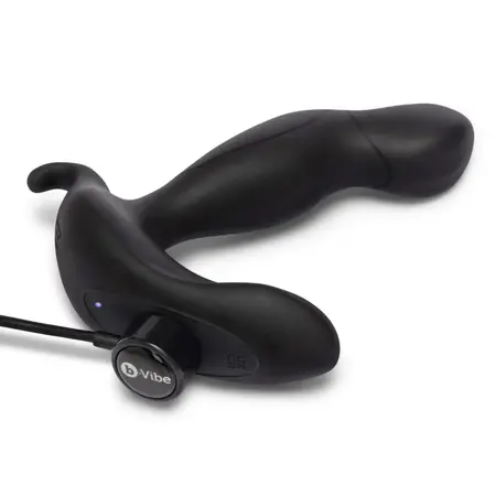 b-Vibe 360 Plug Intimate System with Remote, Rotating & Vibrating Black