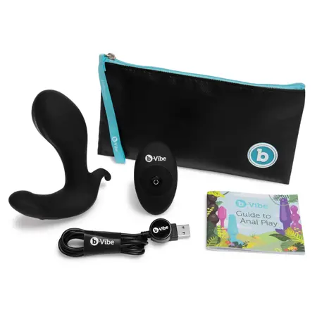 b-Vibe Expand Plug Remote-Controlled Flexible Anal Device Black